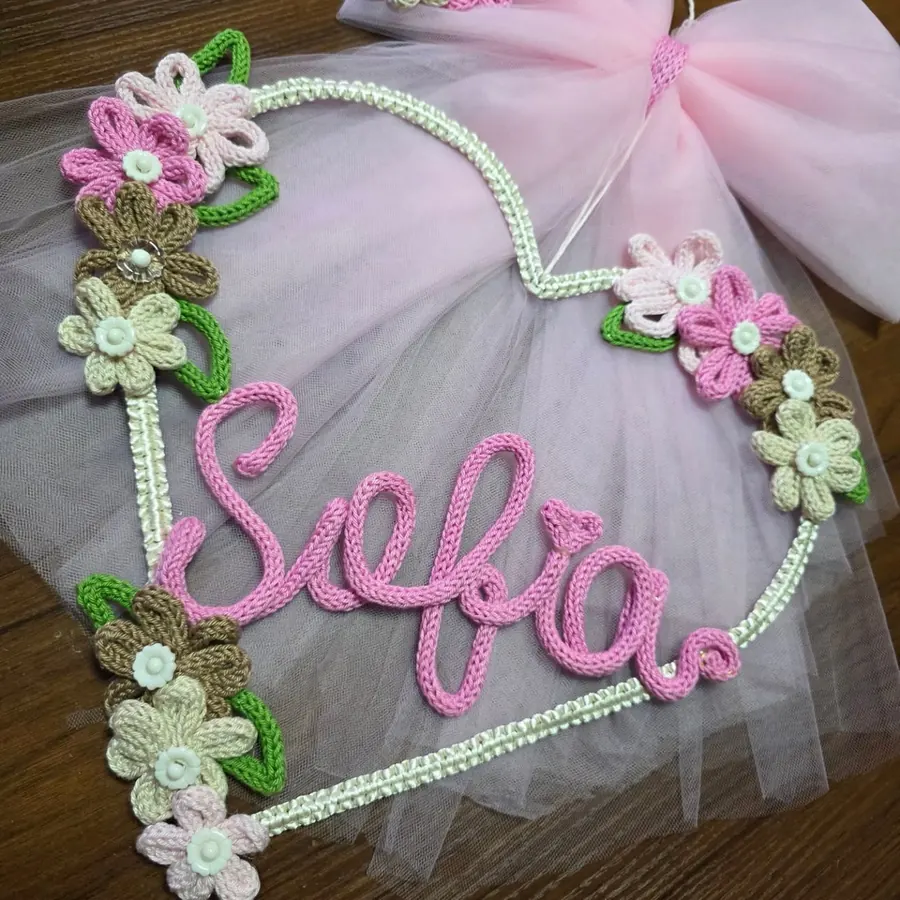 Colgante personalizado para puerta - nombre Sofía